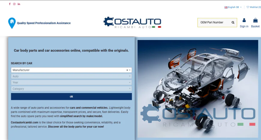 Car Body Parts and Car Accessories Online, Compatible with the Originals