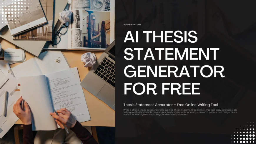 Thesis Statement Generator: Write Clear, Strong Arguments in Minutes