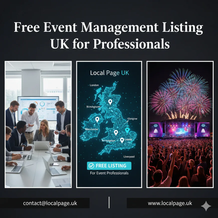 Free Event Management Listing UK for Professionals