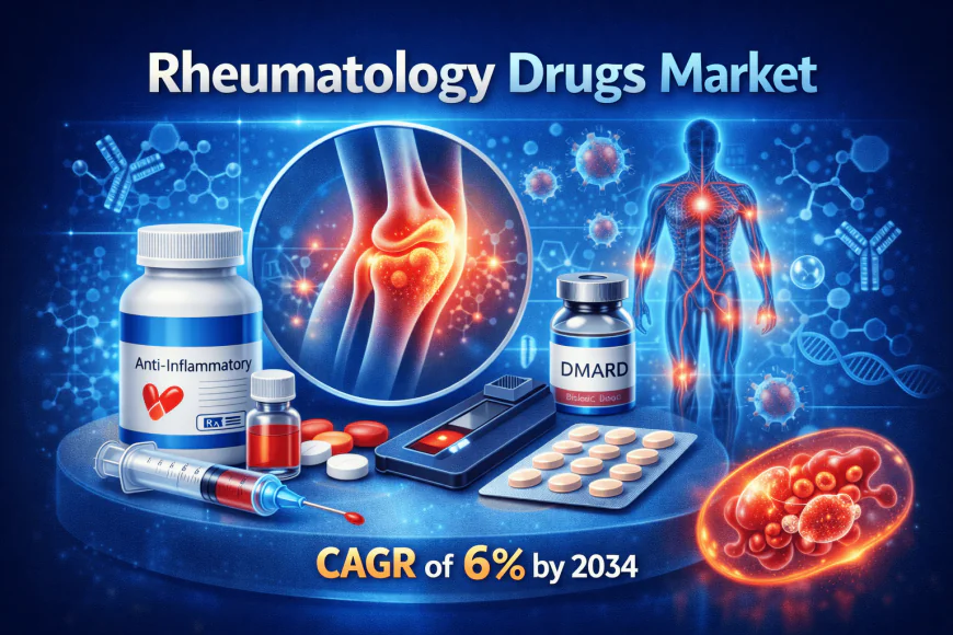 Rheumatology Drugs Market to Grow at 6% CAGR by 2034