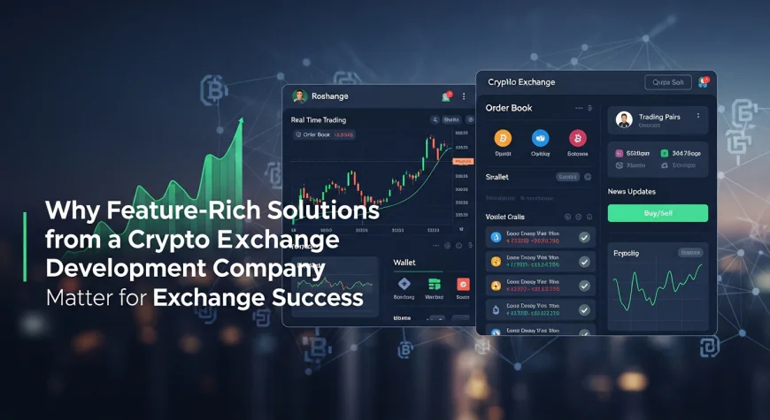 Why Feature-Rich Solutions from a Crypto Exchange Development Company Matter for Exchange Success