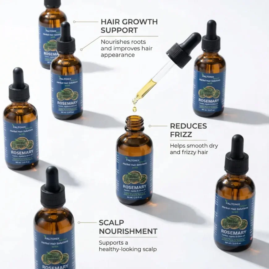 Natural Hair Revival With Rosemary Oil for Stronger Growth