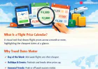 How to use flight price calendars to find the cheapest travel dates