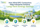 How Wind EPC Contractors Help Industries Achieve Long-Term Energy Savings