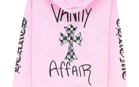 Chrome Hearts Black Hoodie with Signature Silver Details