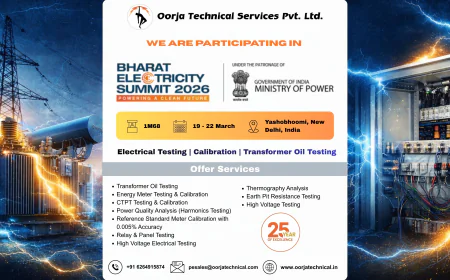 Oorja Technical at Bharat Electricity Summit 2026 – 25 Years of Trusted Electrical Testing Expertise