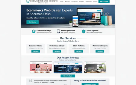 Ecommerce Web Designs Sherman Oaks: Where Design Meets Digital Retail