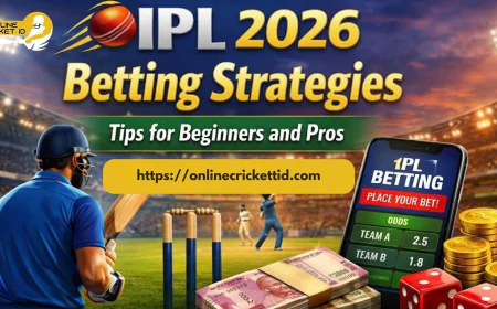 Online Cricket ID | Strategies for IPL ID 2026 for Better IPL Betting