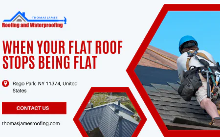 When Your Flat Roof Stops Being Flat