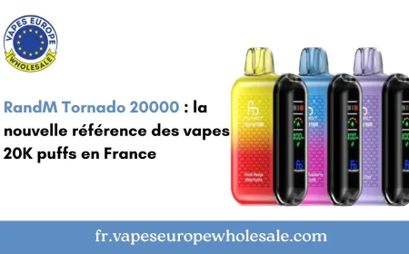 RandM Tornado 20000 : la nouvelle référence des vapes 20K puffs en France