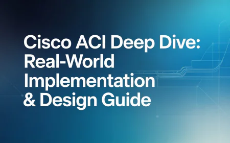 Cisco ACI Deep Dive: Real-World Implementation & Design Guide