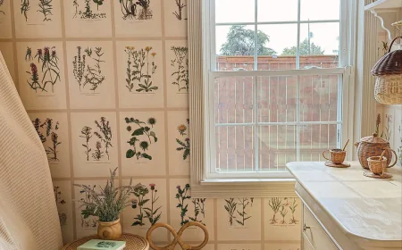 Linen Roman Blinds: Tailored Elegance with Outdoor Curtains Harmony