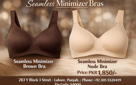 Seamless Minimizer Gray Bra in Pakistan – Comfort, Confidence & Everyday Elegance