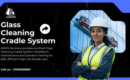 Glass Cleaning Cradle System