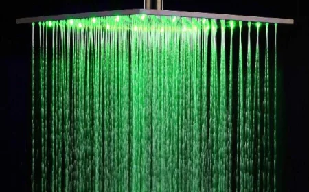 What Are LED Rain Shower Heads and How Do They Work?