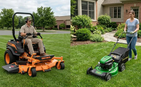 Commercial Lawn Mower vs Residential Mower Guide: Mastering Surrey’s Turf