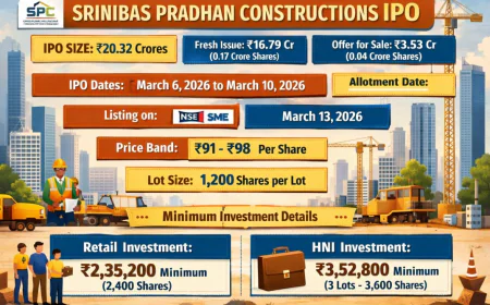 Srinibas Pradhan Constructions IPO GMP Price, Dates, Lot Size & Full IPO Analysis