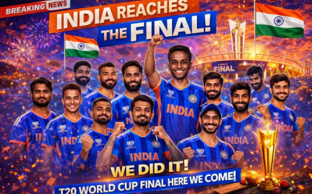 India's reach to the final stage of the T20 World Cup- a victorious moment in the times of the Battle in Blue