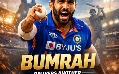 Bumrah Displays Another Stellar Effort