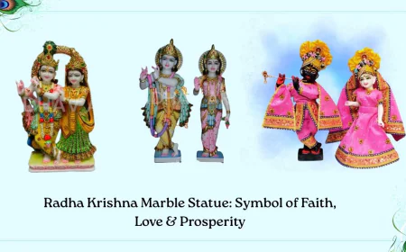 Radha Krishna Marble Statue: Symbol of Faith, Love & Prosperity