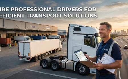 Hire Professional Drivers for Efficient Transport Solutions