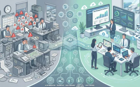 Streamlining Fleet Operations: How Fleet Management Software Cuts Costs and Increases Productivity