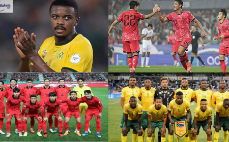 South Africa Vs Korea Republic Tickets: South Africa Boosted by Zwane’s Return