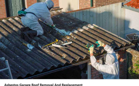 asbestos garage roof replacement