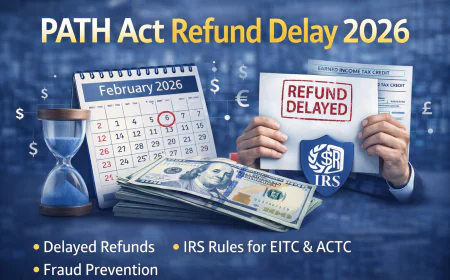 Why Is the PATH Act Refund Delayed in 2026? IRS Rules & Dates Explained: 