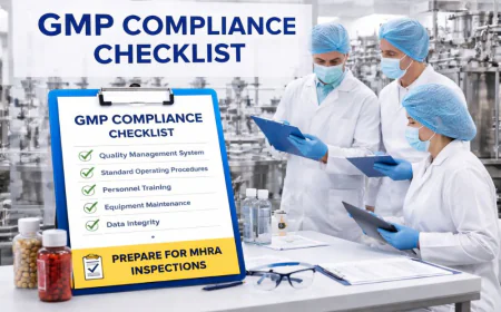 GMP Compliance Checklist for Small Pharma Companies in the UK