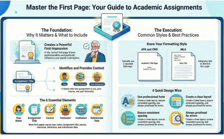 How to Write an Assignment on the First Page