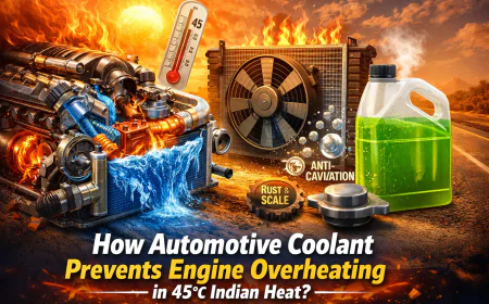 How Automotive Coolant Prevents Engine Overheating in 45°C Indian Heat?
