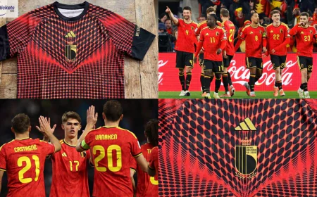New Zealand Vs Belgium Tickets: Belgium FIFA World Cup 2026 Pre Match Home Shirt Leaked