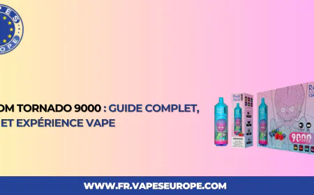 RandM Tornado 9000 : Guide Complet, Prix et Expérience Vape