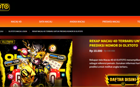 Understanding Toto Macau, Data Macau, and Olxtoto in Online Number Betting