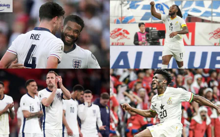 England vs Ghana Tickets: Black Stars Begin FIFA World Cup 2026 Preparations