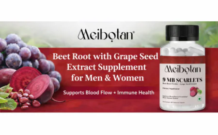 Meibotan Beet Root with Grape Seed Extract Supplement for Both Men & Women – 120 Vegetarian Capsules