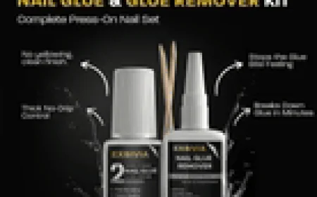 EXSIVIA Nail Glue & Remover Kit – Salon Nails at Home