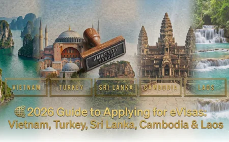 Complete 2026 Guide to Applying for eVisas: Vietnam, Turkey, Sri Lanka, Cambodia & Laos