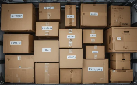 How to Organize Boxes for Easy Unloading?