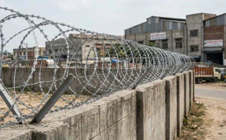 Concertina Coil Manufacturers in Bawana, Delhi – High Security Fencing Solutions