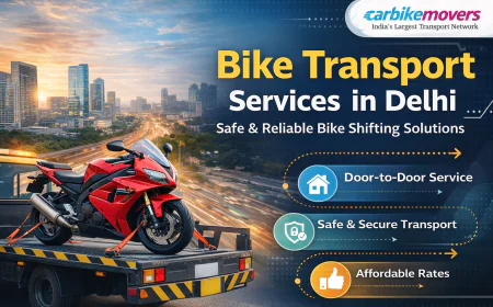 Professional Bike Transport Services in Delhi for Fast & Secure Delivery