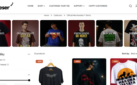 Official Merchandise T‑Shirts UAE