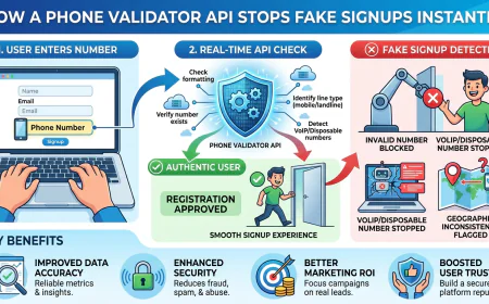 How a Phone Validator API Helps You Stop Fake Signups Instantly