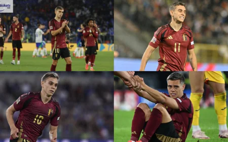 New Zealand Vs Belgium Tickets: Belgium Squad Hit as Trossard Ruled Out with Injury