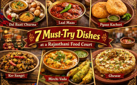 7 Must-Try Dishes at a Rajasthani Food Court – A Complete Food Guide