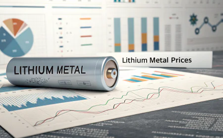 Lithium Metal Prices Trend Chart with Quarterly Index and Forecast Prices Outlook