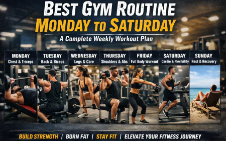 Best Gym Routine Monday to Saturday: A Complete Weekly Workout Plan