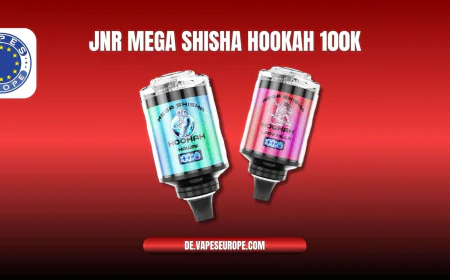 JNR Mega Shisha Hookah 100K – Die nächste Generation der Mega Shisha Vape mit extrem hoher Züge-Zahl