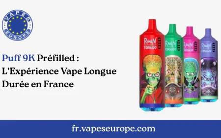 Puff 9K : L’Expérience Vape Longue Durée en France